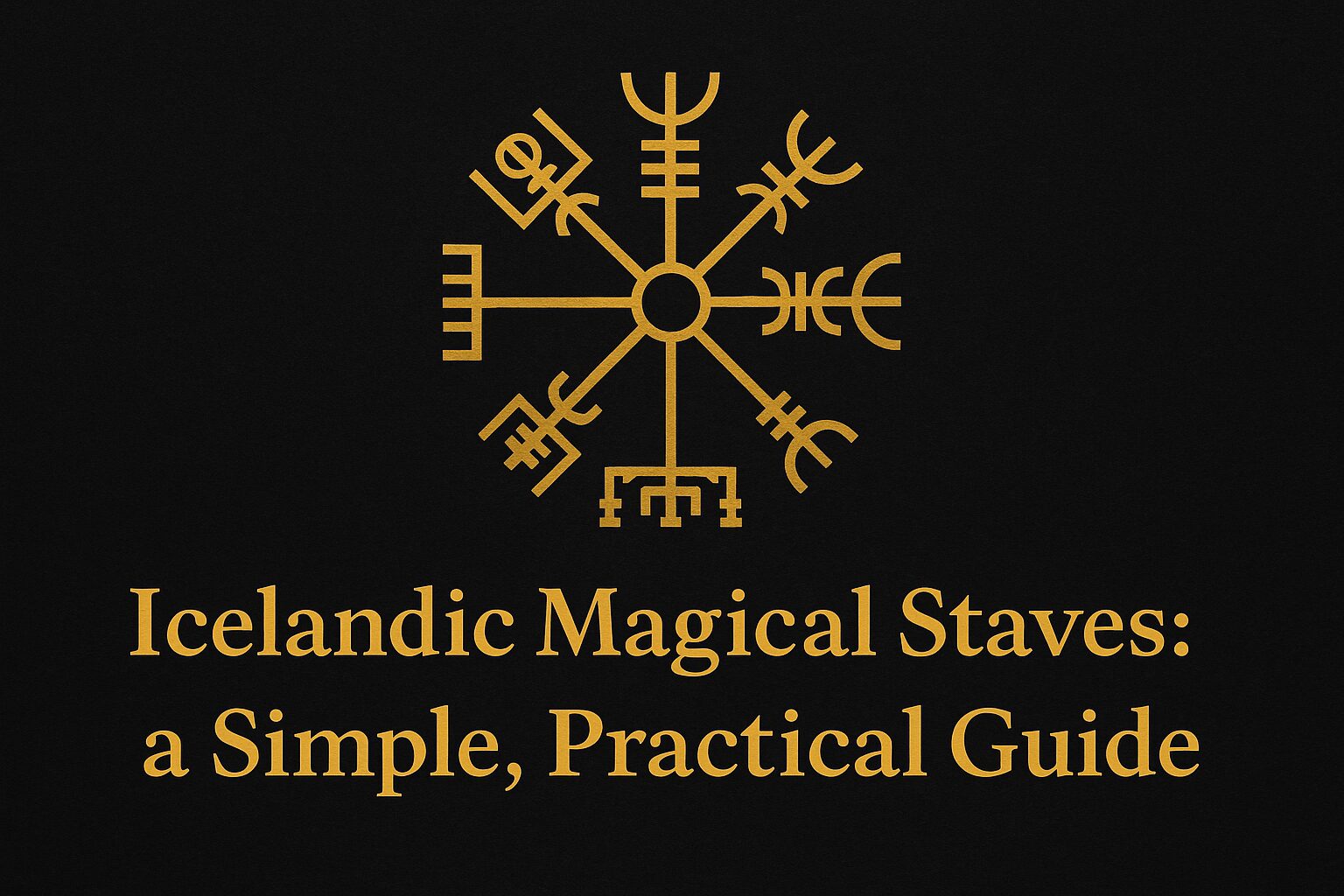 Icelandic Magical Staves