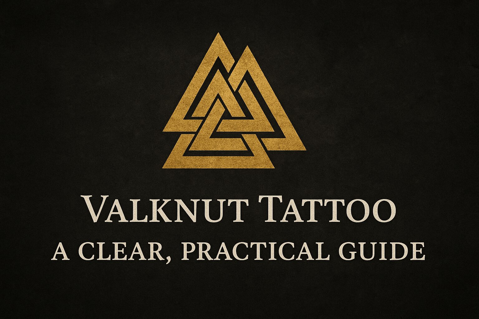Valknut Tattoo