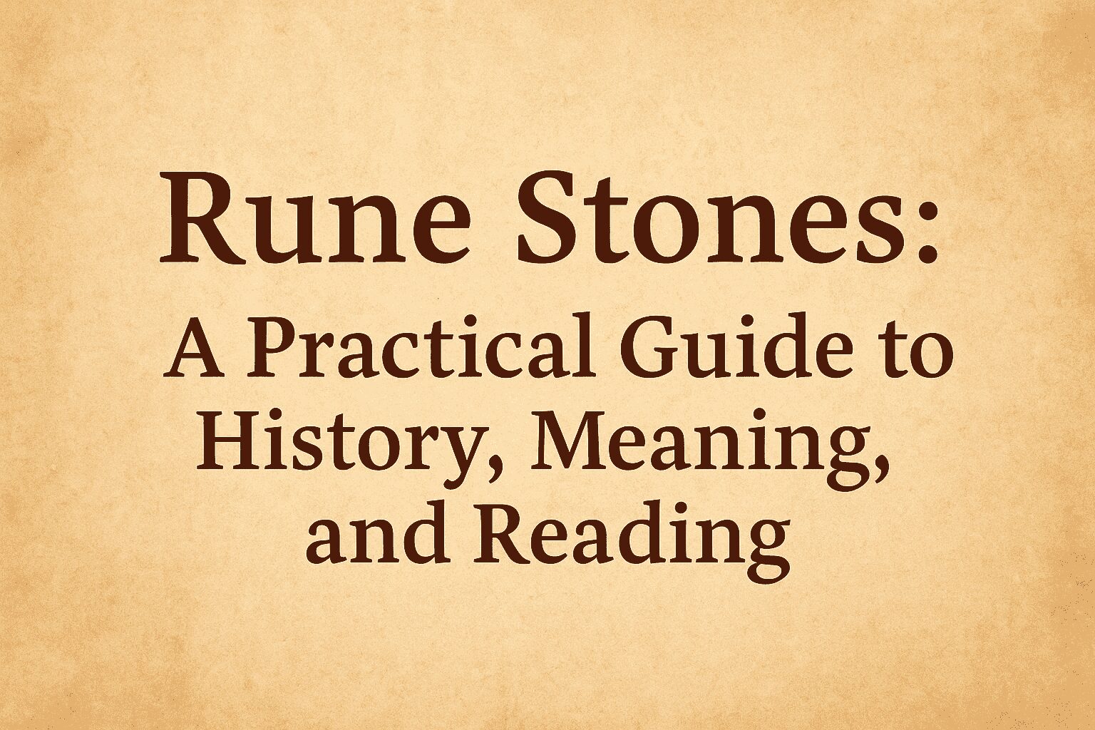 rune stones